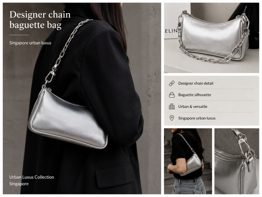 Singapore Designer Chain Mini Bag 链条小方包